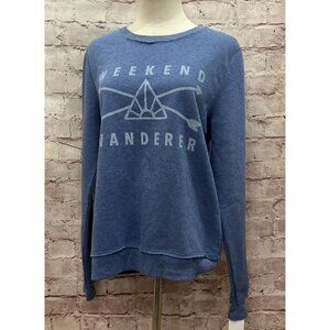 WELL WORN Los Angeles Womens M Weekend Wanderer Sweatshirt Crewneck Pullover NEW